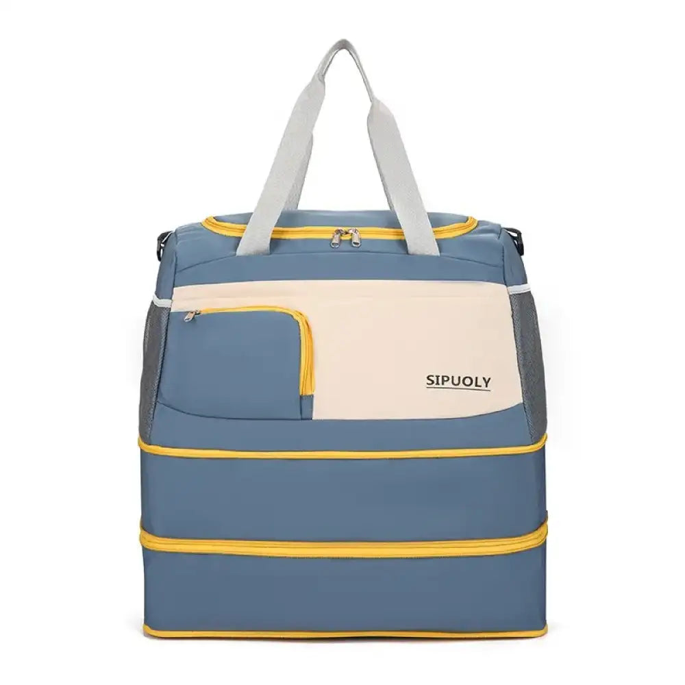 Color Block Oxford Cloth Travel Bag