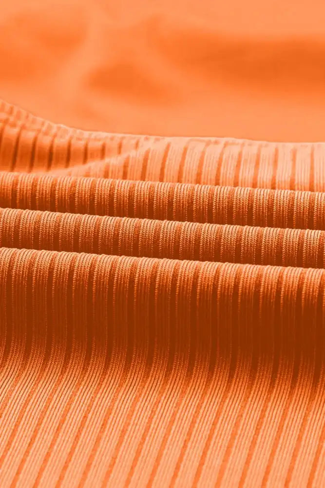 Drawstring Plunge One-Piece Swimwear