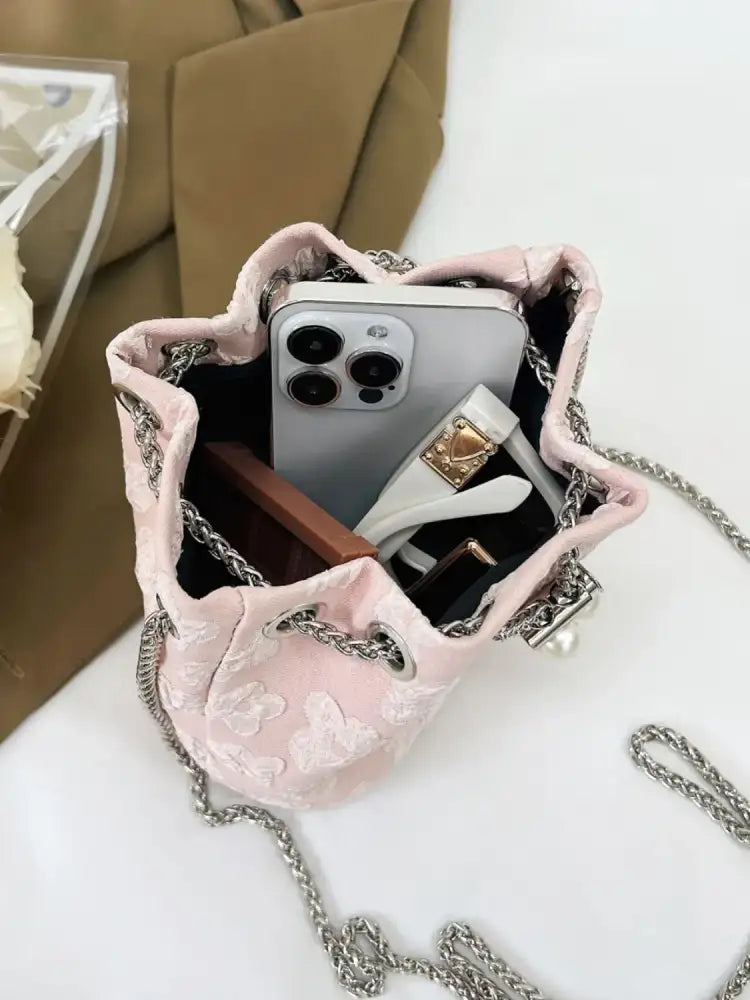 Flower Chain Bucket Bag