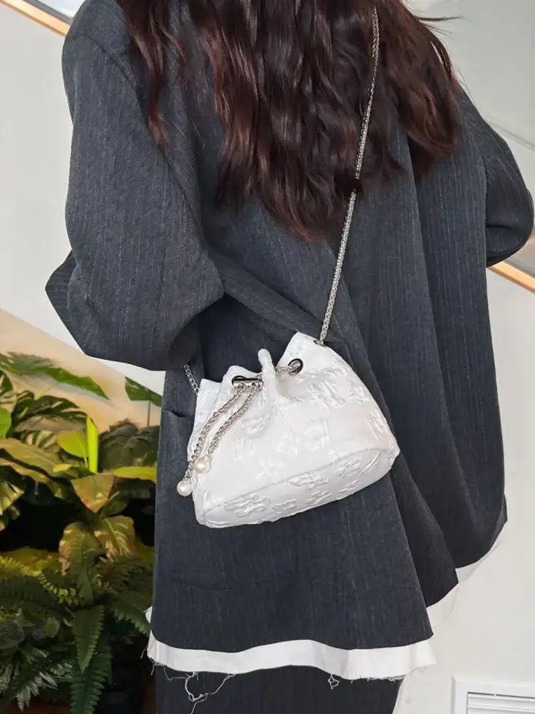 Flower Chain Bucket Bag