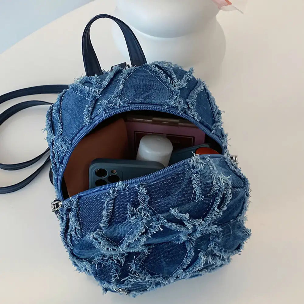 Fringe Edge Mini Backpack Bag
