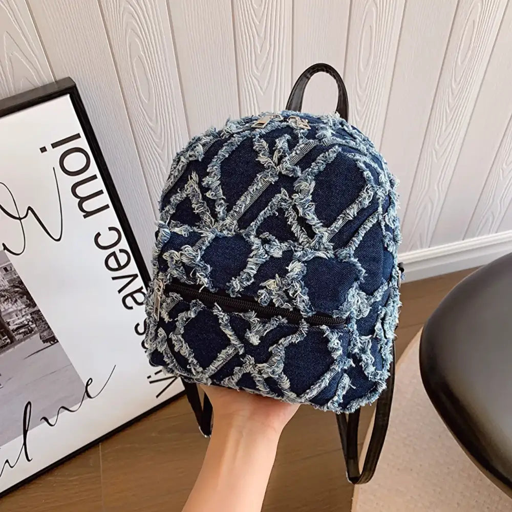 Fringe Edge Mini Backpack Bag