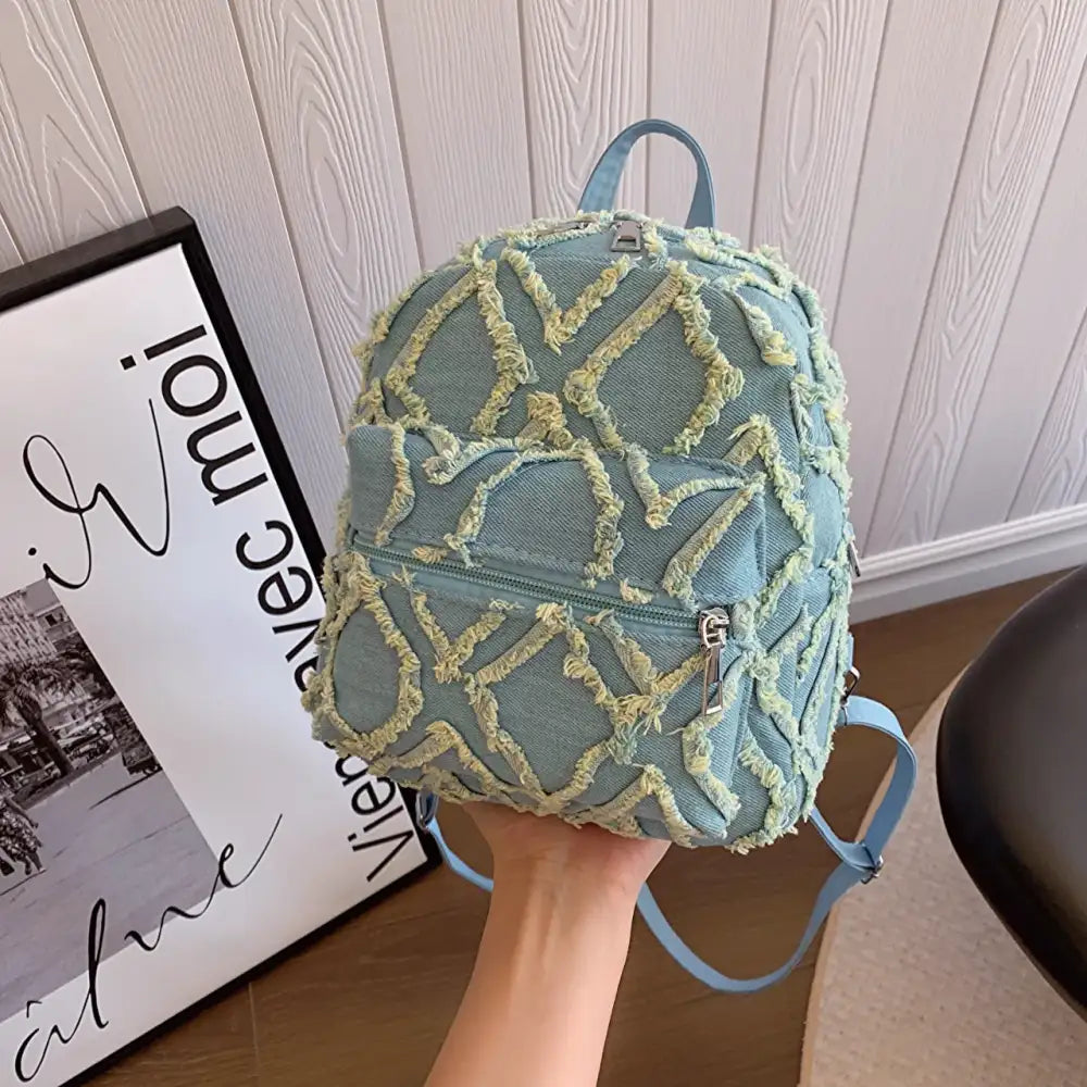 Fringe Edge Mini Backpack Bag