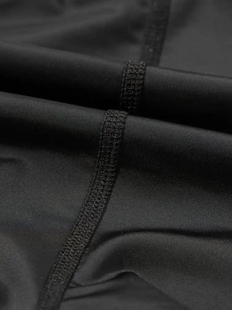 High Waisted Drawstring Swim Shorts