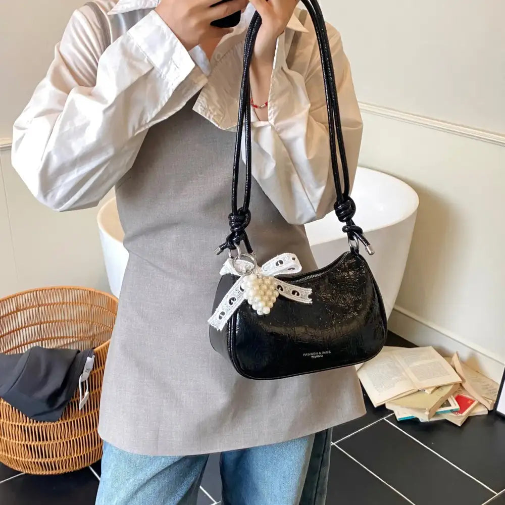 Knotted Strap Shoulder Bag