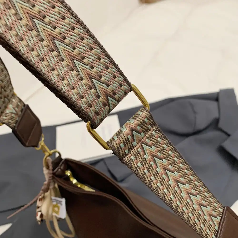 Leather Adjustable Strap Shoulder Bag