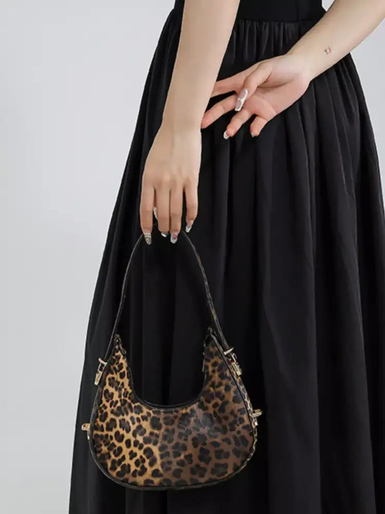 Leopard Print Shoulder Bag