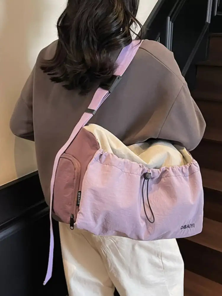 Lightweight Drawstring Closure Travel Bag