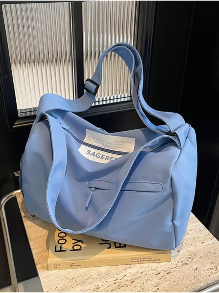 Lightweight Duffel Travel Bag with Adjustable Strap