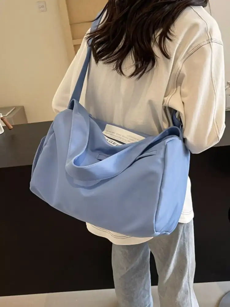 Lightweight Duffel Travel Bag with Adjustable Strap