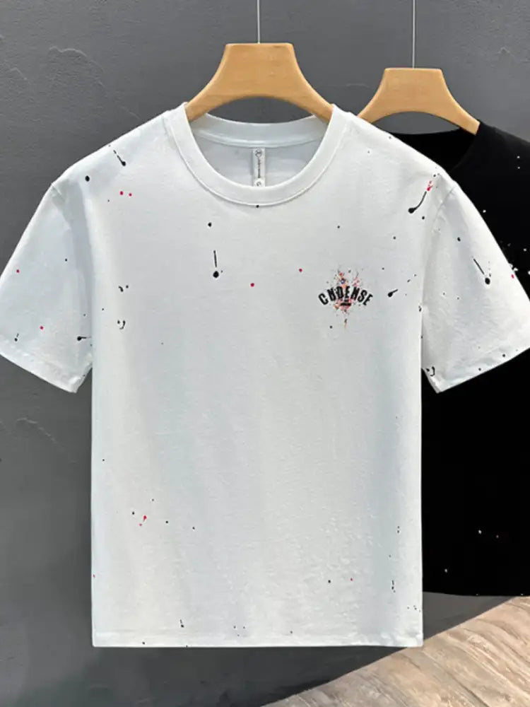 Men’s Full Size Round Neck Short Sleeve T-Shirt Plus Size