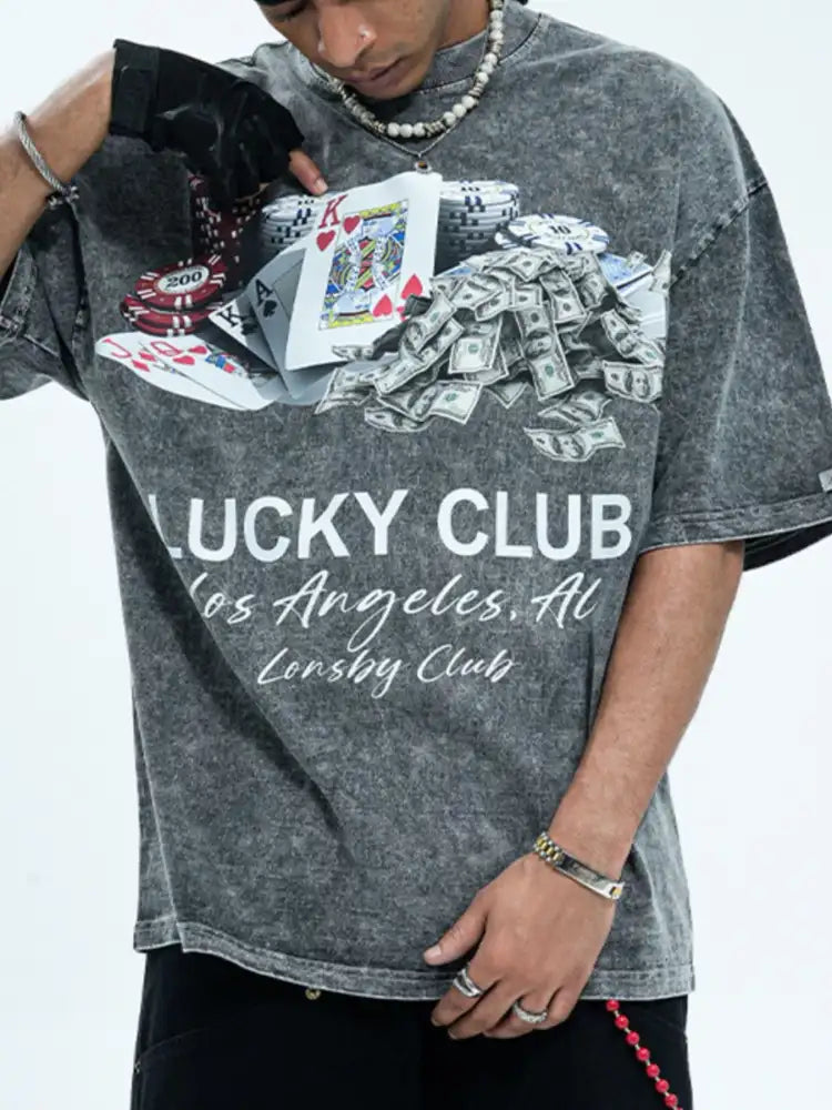 Men’s Graphic Round Neck Short Sleeve T-Shirt