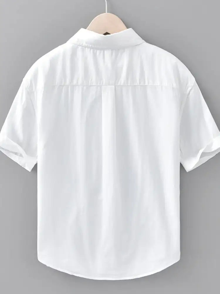 Men’s Plus Size Button Up Short Sleeve Shirt