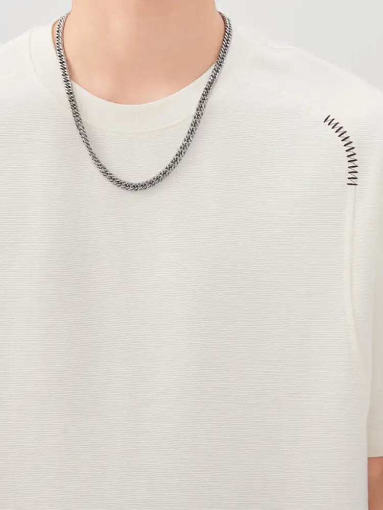 Men’s Plus Size Round Neck Half Sleeve T-Shirt