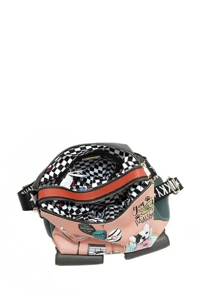 Nicole Lee USA Multifunction Adjustable Strap Eco-Leather Backpack