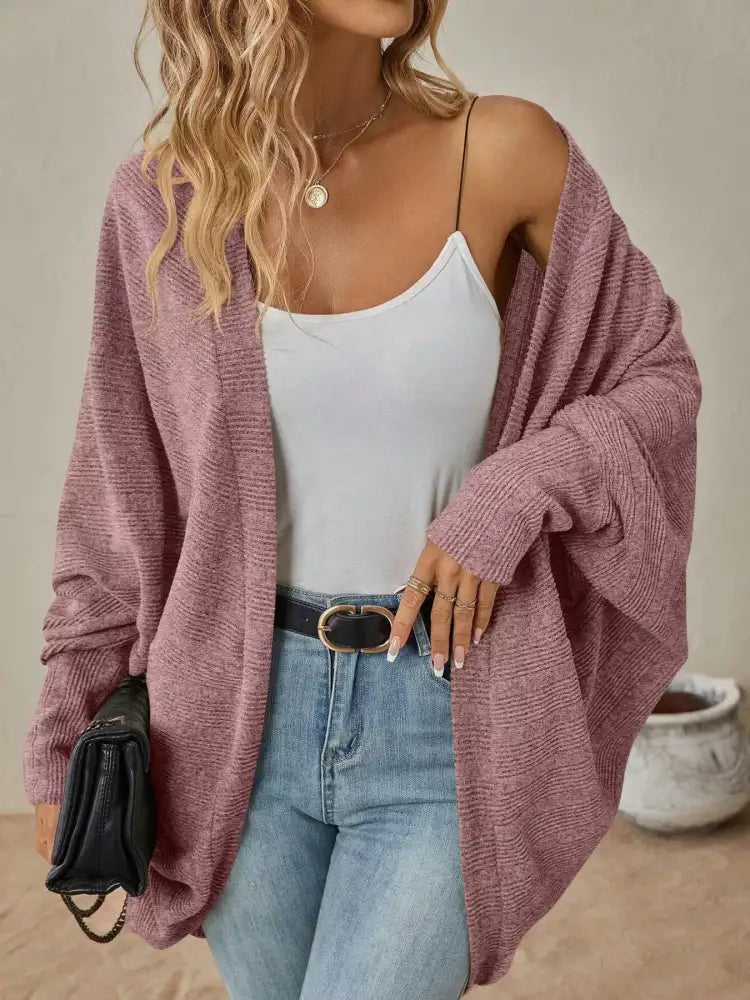 Open Front Cocoon Cardigan