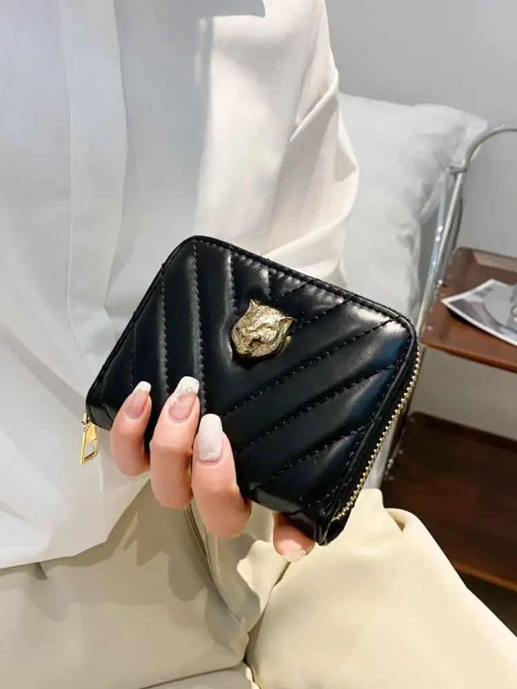 PU leather Solid Color Wallet