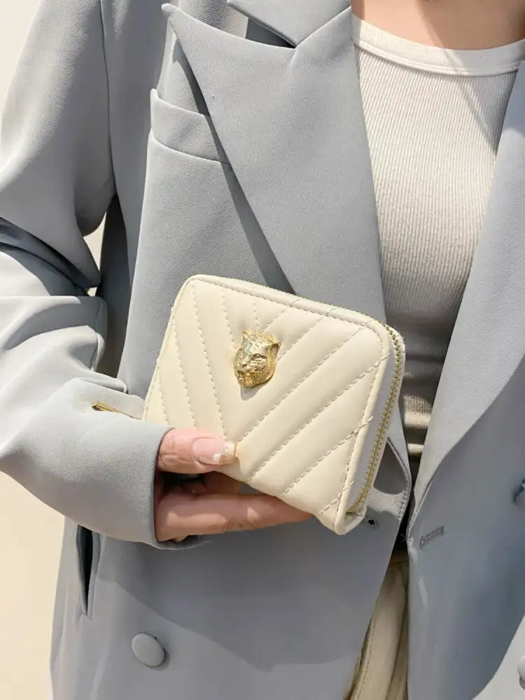 PU leather Solid Color Wallet