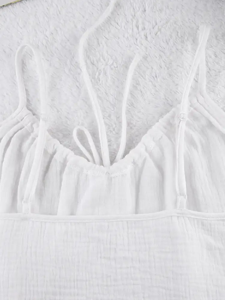 Tie Front Cami and Shorts Lounge Set