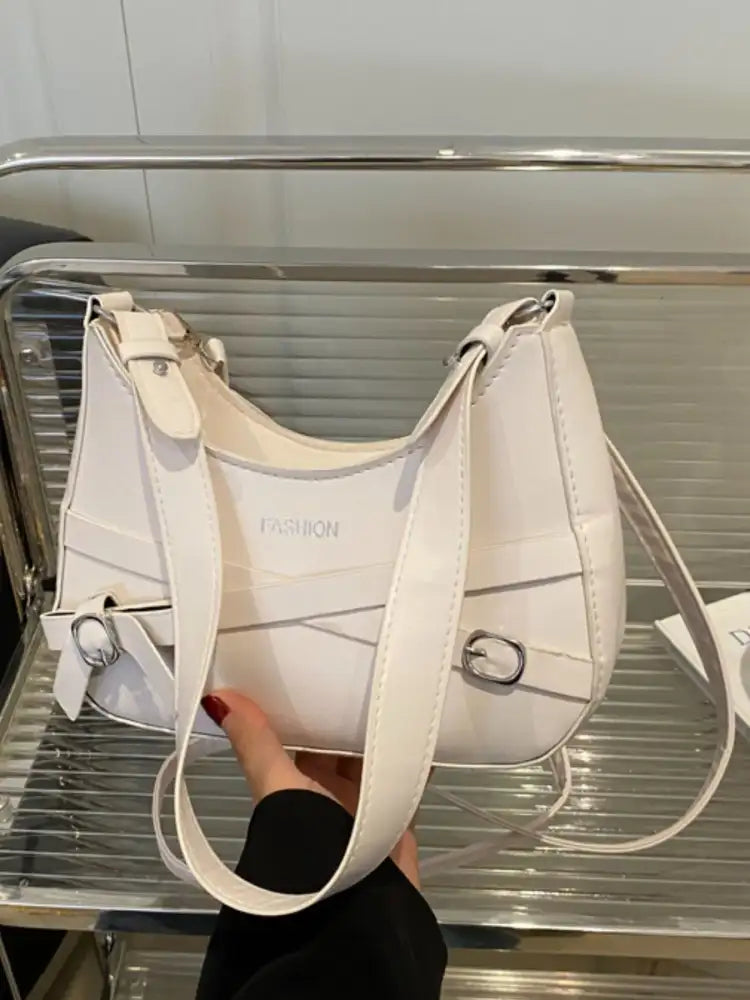 Adjustable Strap Leather Shoulder Bag