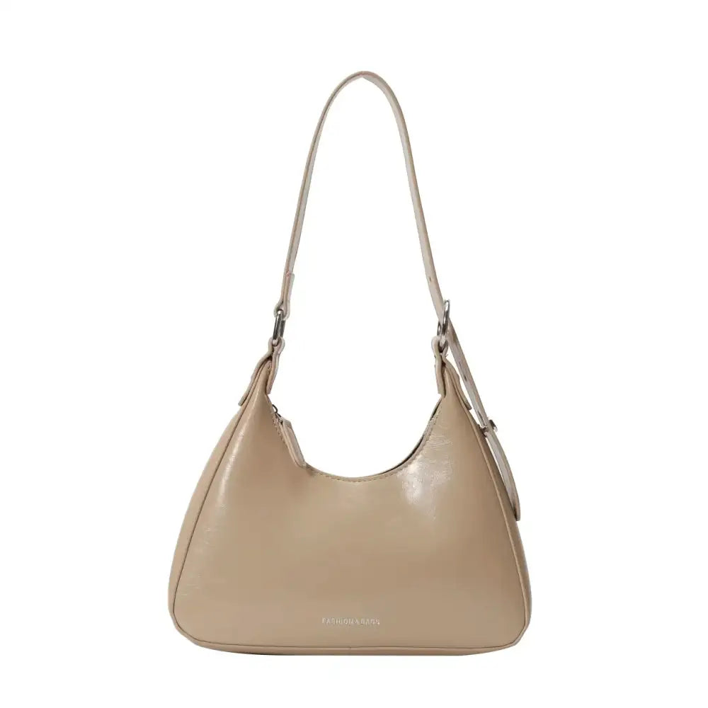 Adjustable Strap PU Leather Shoulder Bag