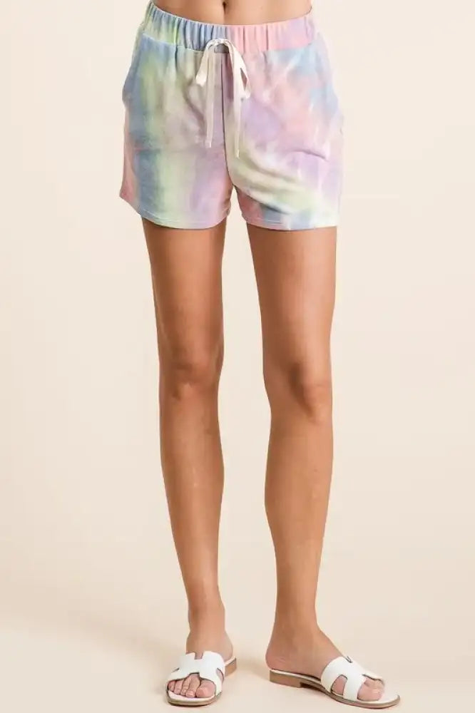 BiBi Tie Dye French Terry Hoodie Top and Bottom Set