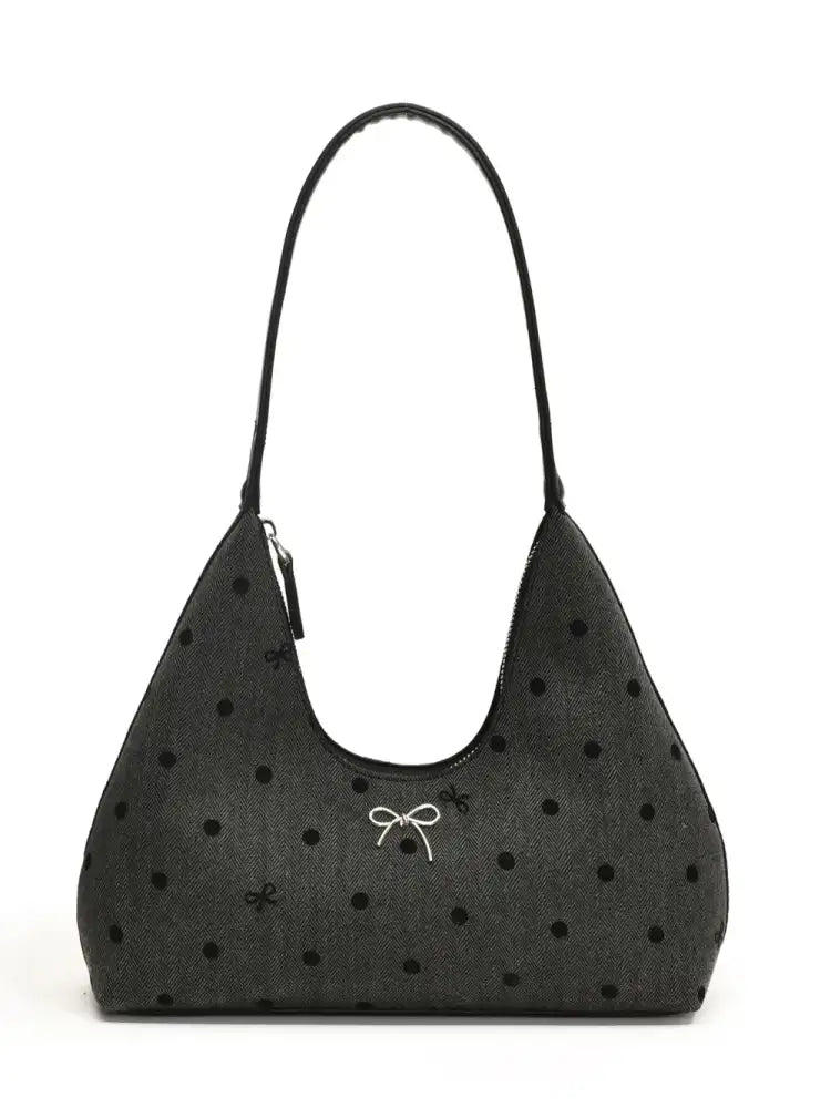 Bow Moon Shape Shoulder Bag