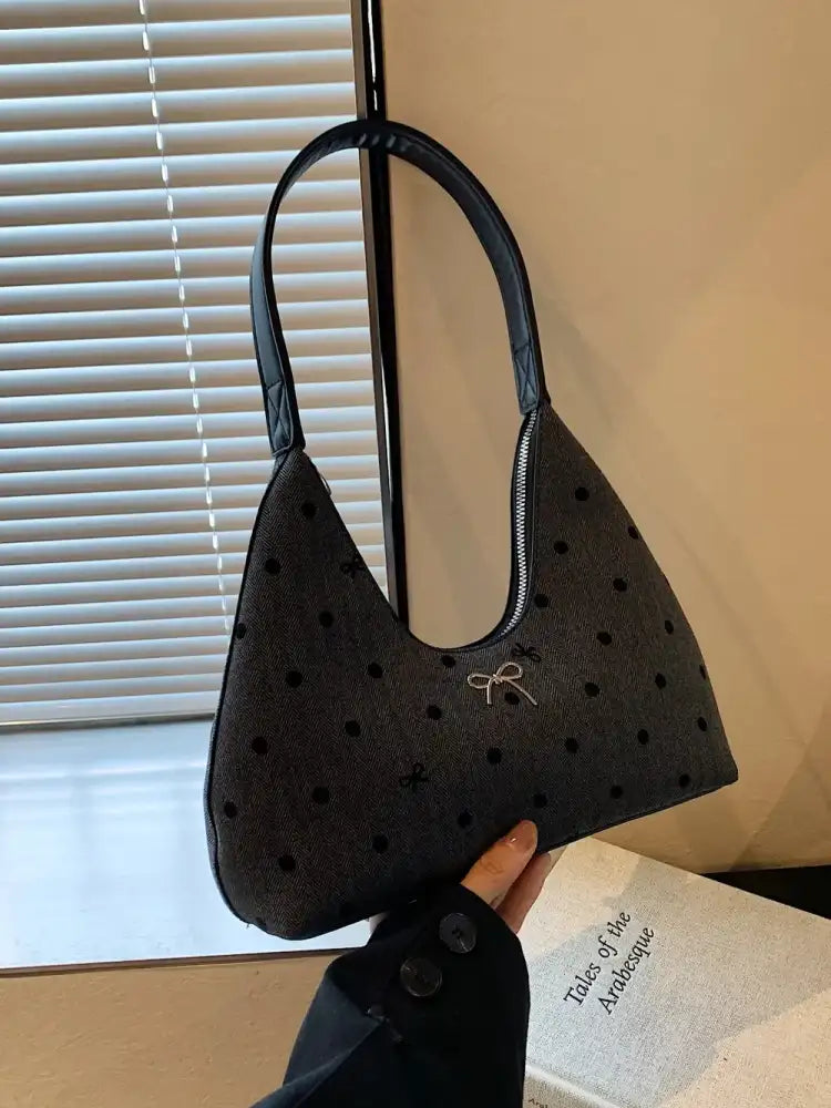 Bow Moon Shape Shoulder Bag