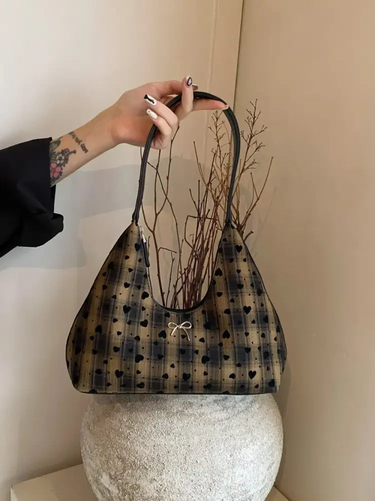 Bow Moon Shape Shoulder Bag