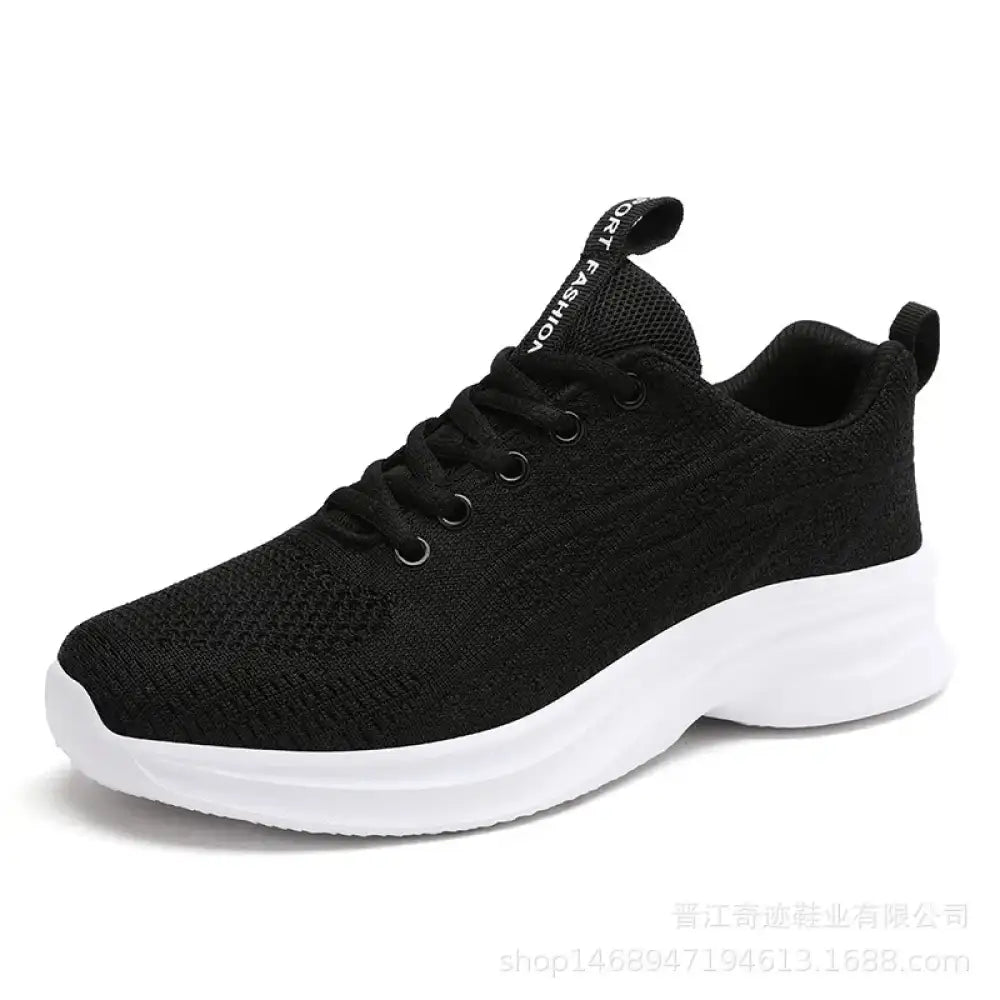 Breathable Mesh Lace Up Athletic