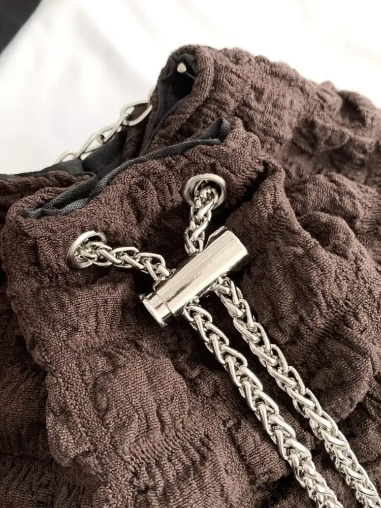 Bubble Texture Bucket Bag