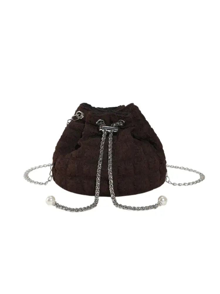 Bubble Texture Bucket Bag
