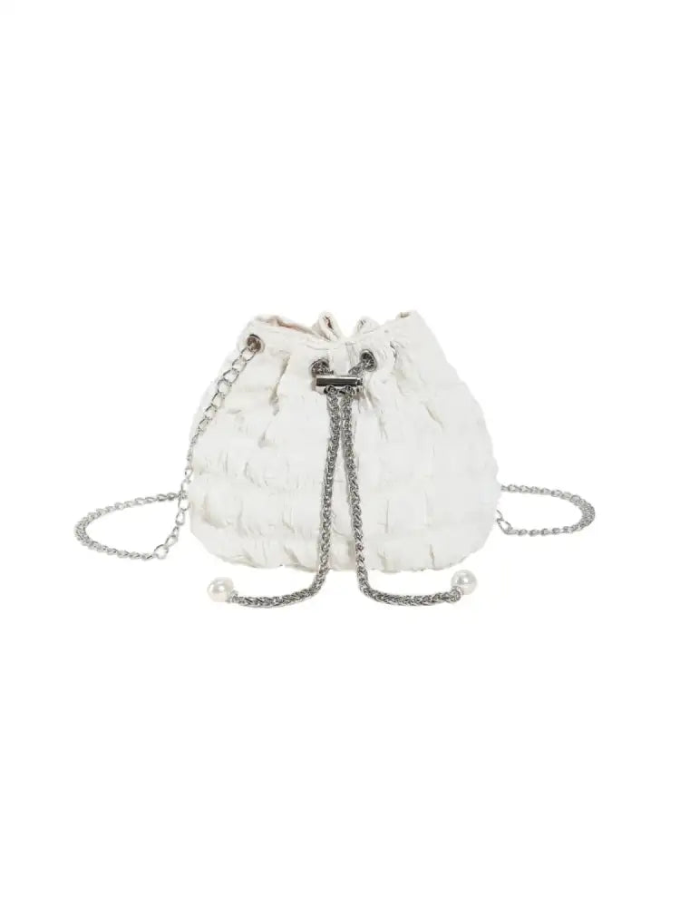Bubble Texture Bucket Bag