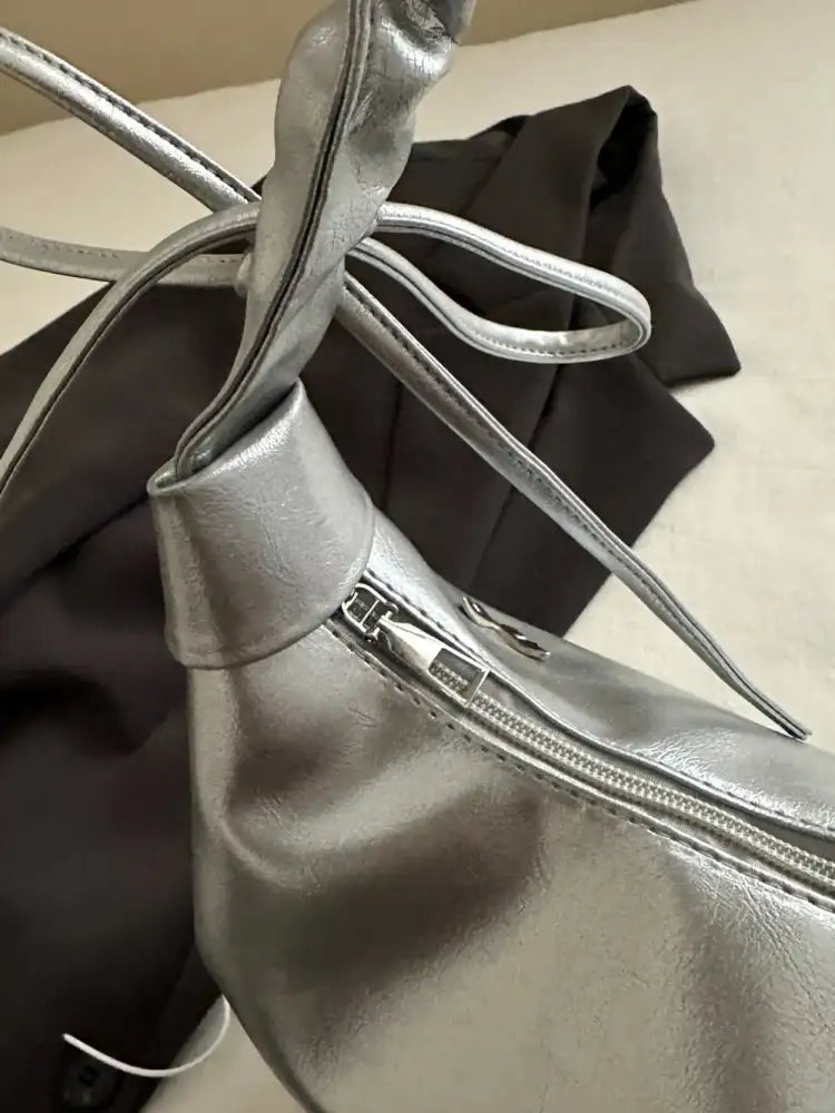 Butterfly Ruched Strap Shoulder Bag