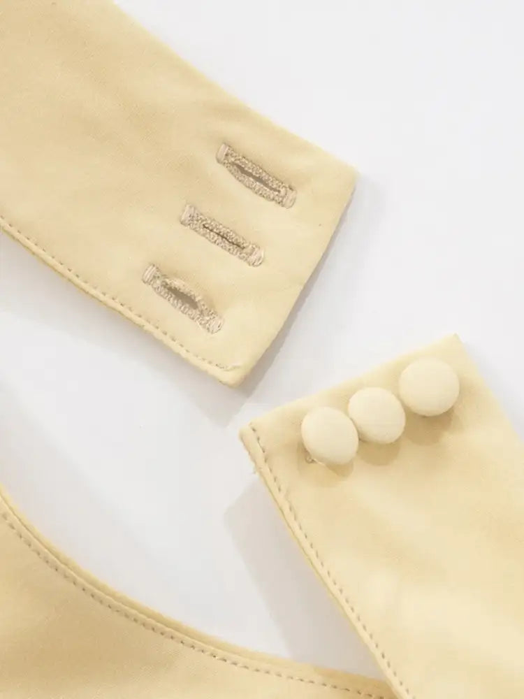 Button Back Halter Crop Top and Shorts Set