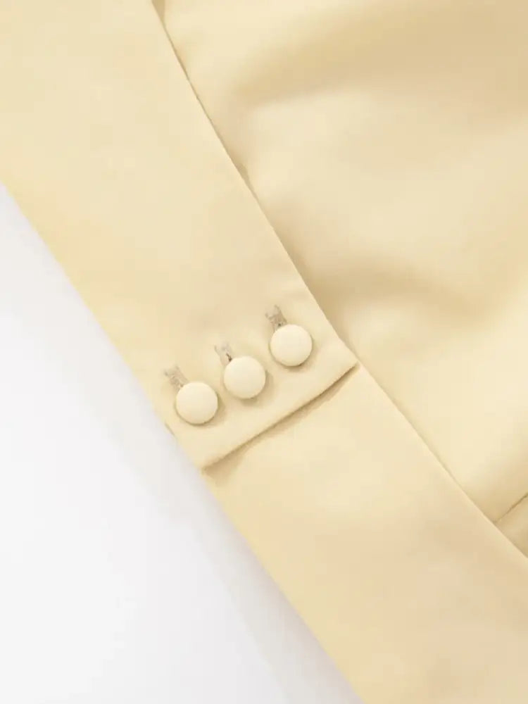 Button Back Halter Crop Top and Shorts Set