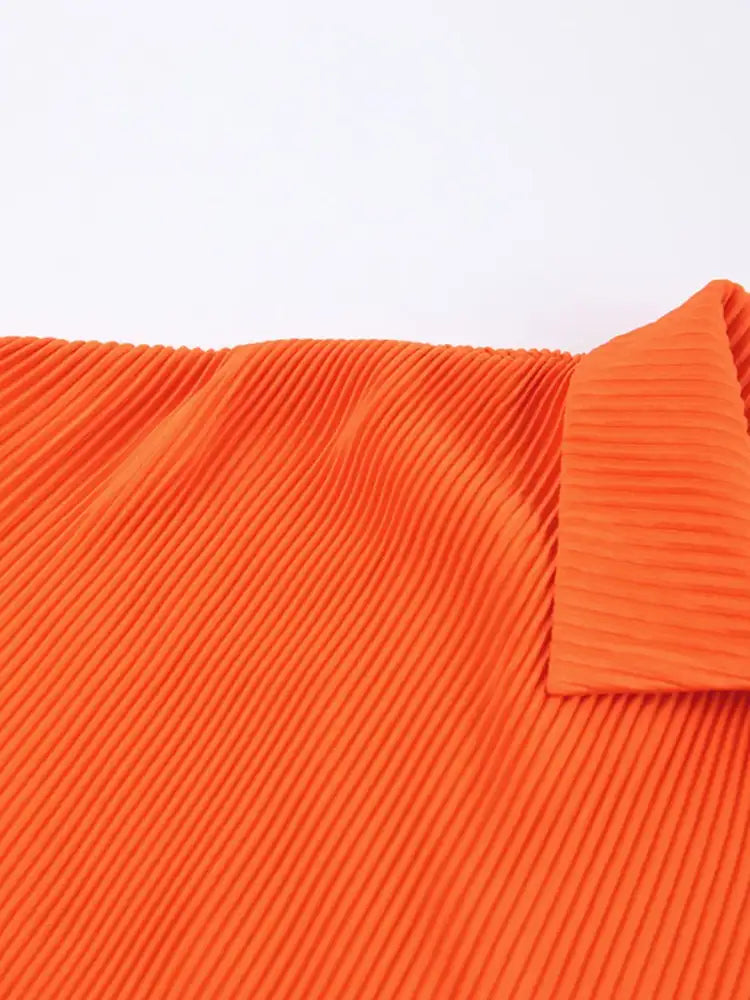 Button Up Long Sleeve Top and Pants Set