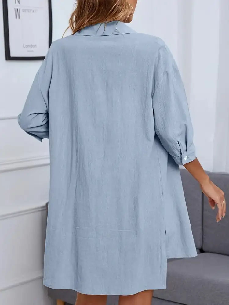 Button Up Shirt and Shorts Set