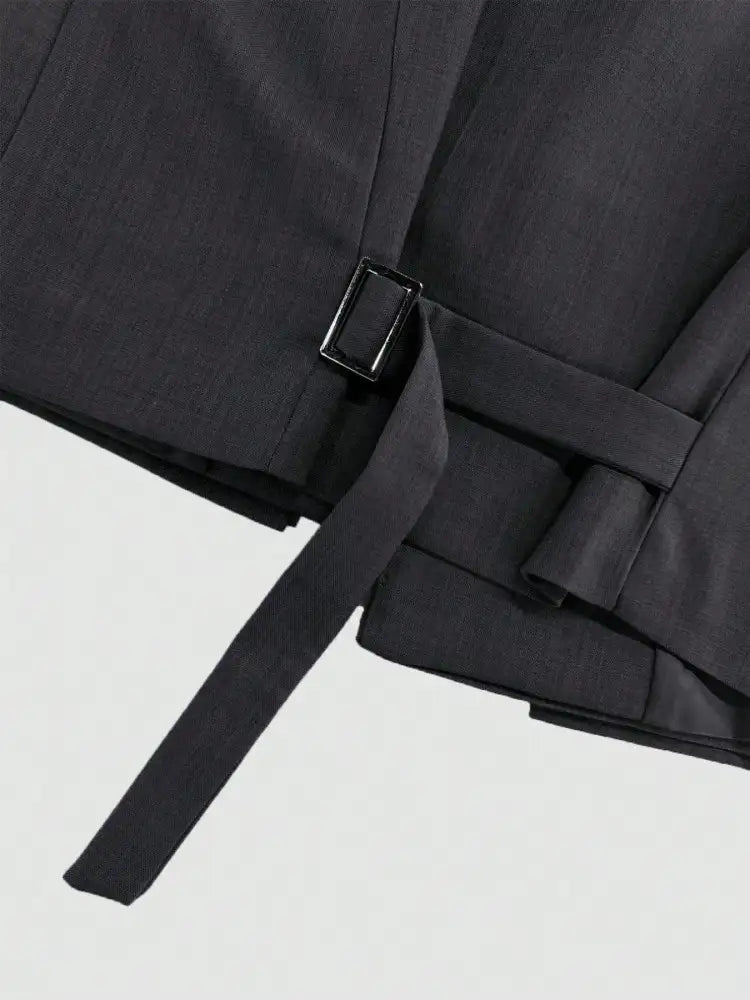 Button Up Sleeveless Top and Pants Set