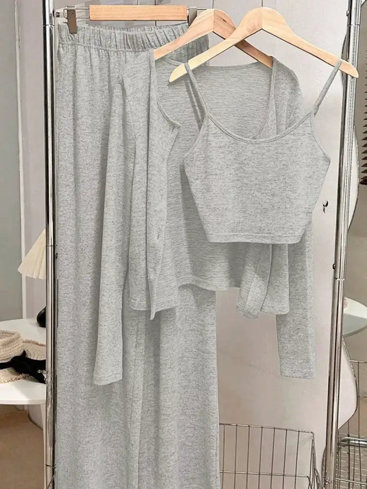 Cami & Shorts and Cardigan Set
