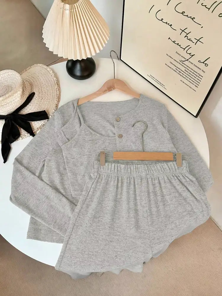 Cami & Shorts and Cardigan Set