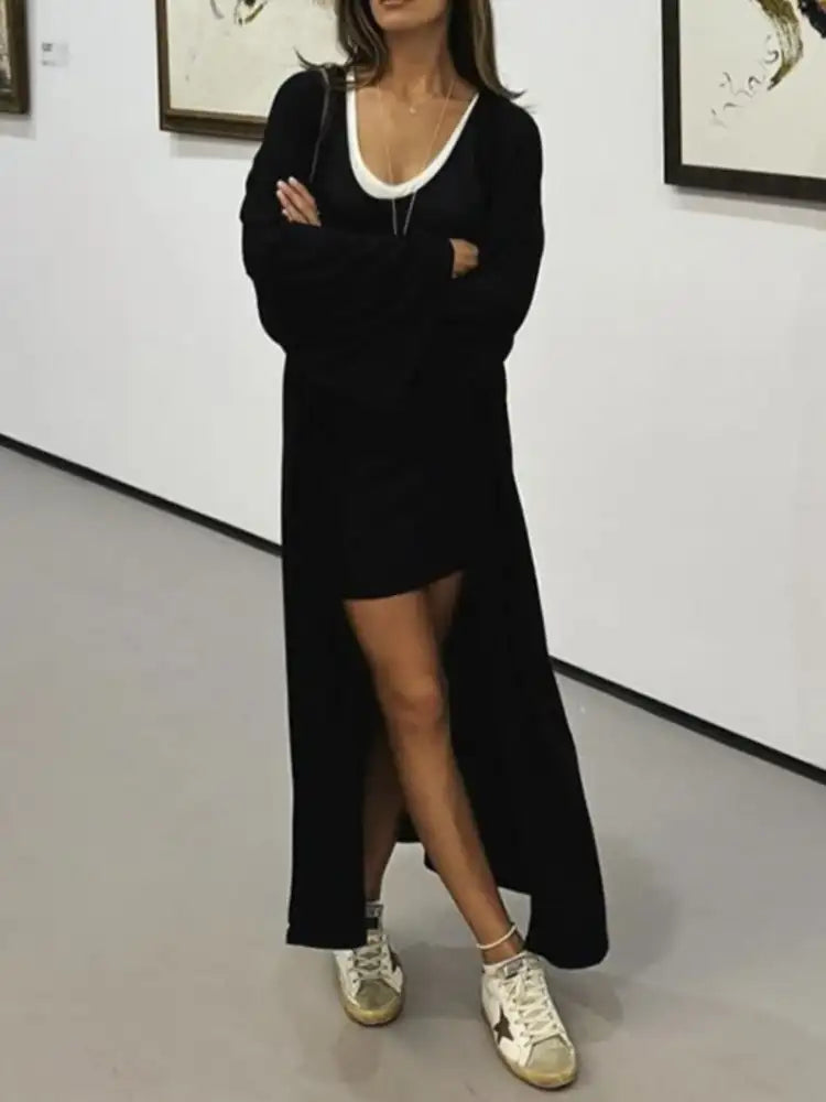 Cami Shorts and Open Front Cardigan Three Piece Set