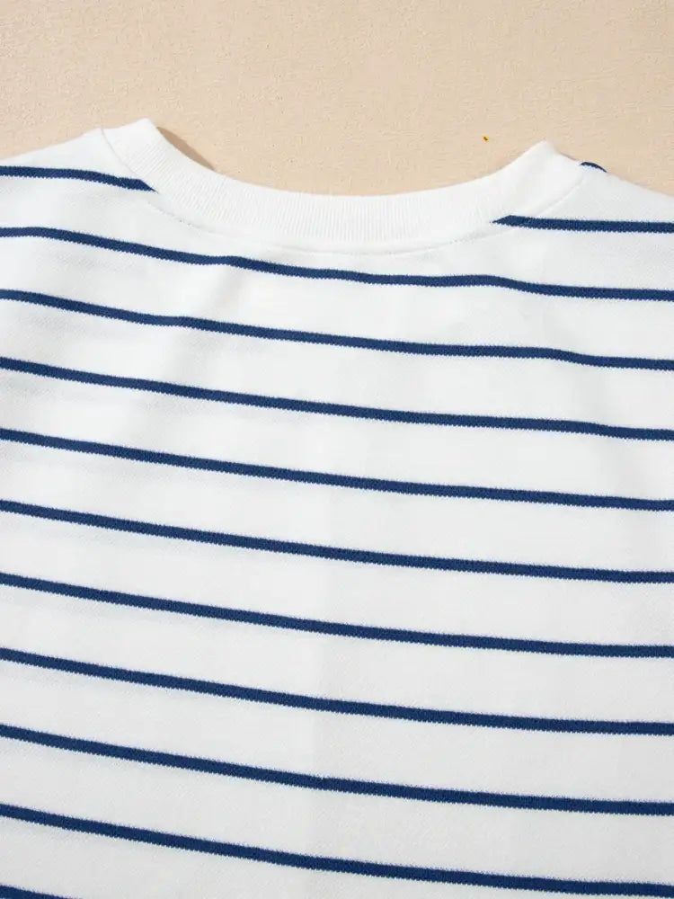 Casual Striped Tank and Wide Leg Pants 2pcs Set