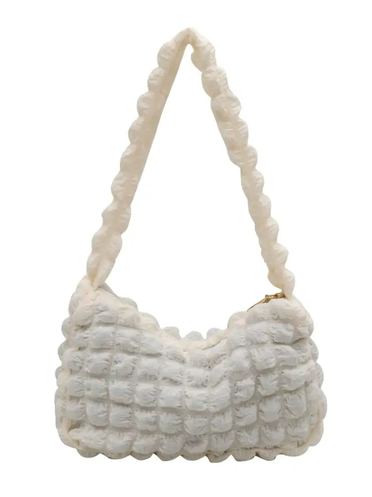 Cloud Puff Textured Shoulder Bag