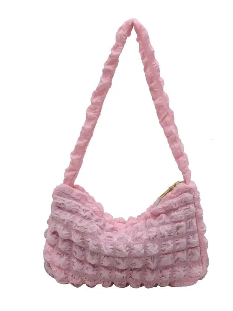 Cloud Puff Textured Shoulder Bag