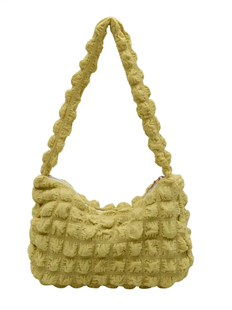 Cloud Puff Textured Shoulder Bag