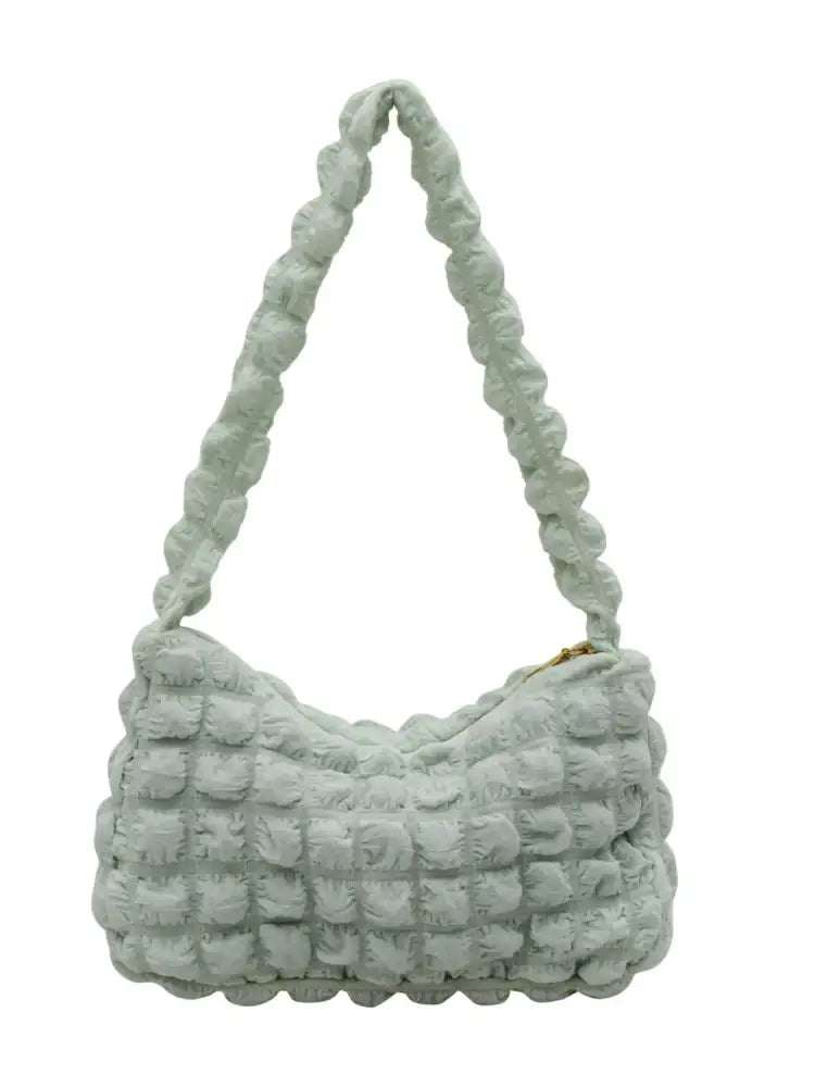 Cloud Puff Textured Shoulder Bag