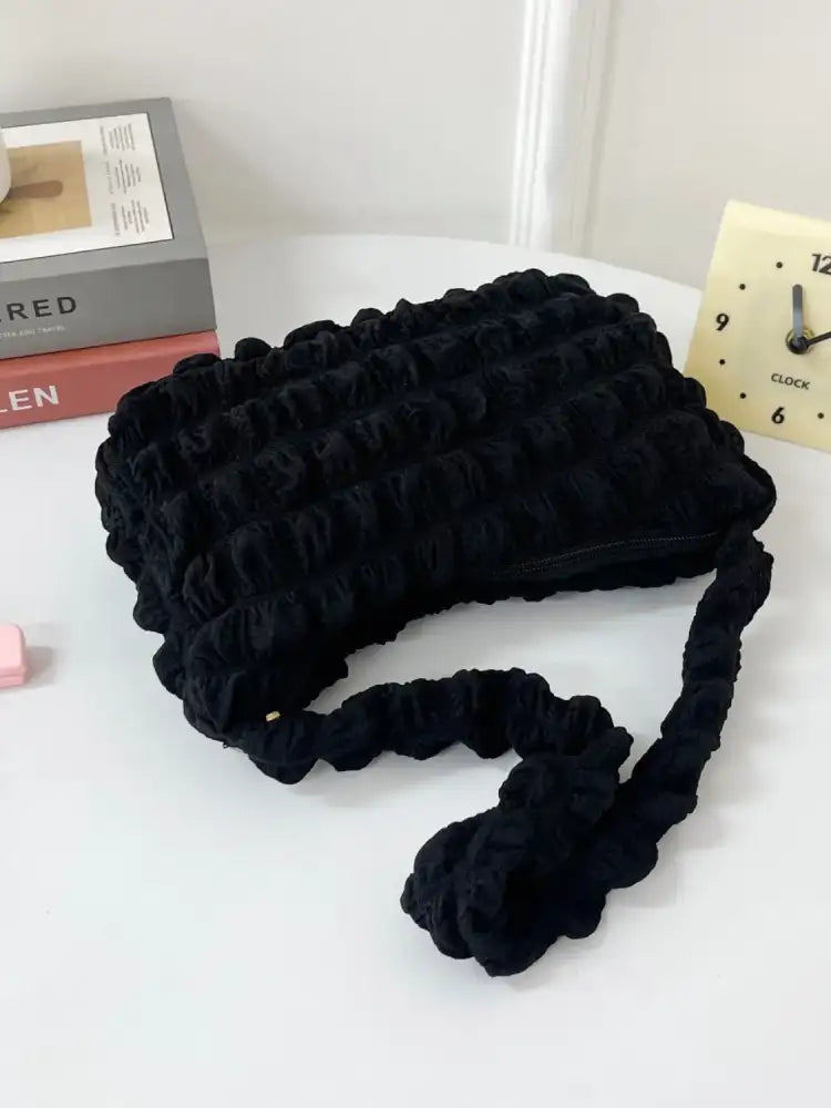Cloud Puff Textured Shoulder Bag