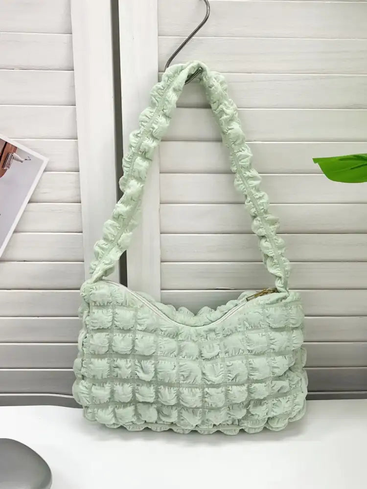 Cloud Puff Textured Shoulder Bag