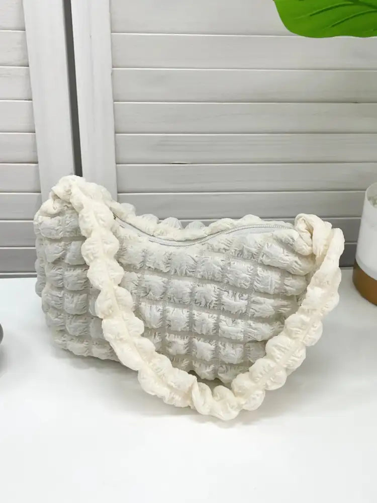 Cloud Puff Textured Shoulder Bag
